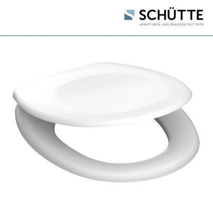 WC-deska Schütte, bela, duroplast