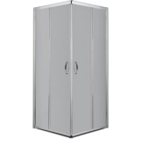 Sanotechnik Kotna tuš kabina Serije M 90 cm x 90 cm x 190 cm krom