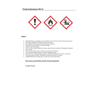 Presto Baker v pršilu 400 ml