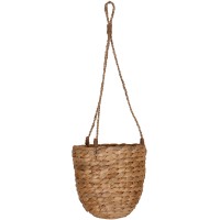 Viseče svetilo iz vodne hijacinte Ø 16 cm x 15 cm naravne barve