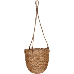 Viseče svetilo iz vodne hijacinte Ø 16 cm x 15 cm naravne barve