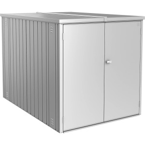 Biohort Mini garaža 145 cm x 203 cm x 151 cm srebrna kovinska