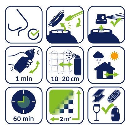 Belton Free PU-lak na vodni osnovi RAL 8017 čokoladno rjava visok sijaj 400 ml