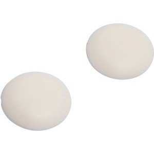 Stenski odbojniki Samolepilni Ø 40 mm 2 kosa Bele barve