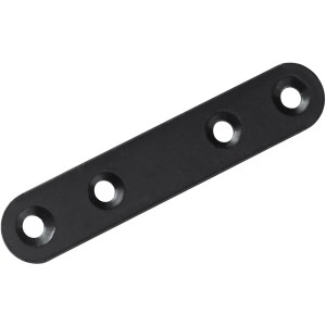Hettich Vezni element 15 mm x 80 mm x 2 mm jeklo prašno lakiran črn