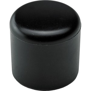 Hettich Čep za okrogle cevi Ø 22 mm iz umetne mase črn 4 kos
