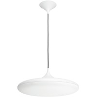 Philips Hue Viseča svetilka White Ambiance Being Cher Bela 3000 lm s stikalom