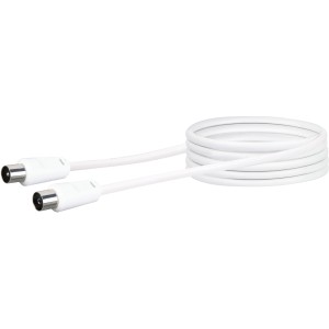 Schwaiger Antenski priključni kabel Bele barve 3 m