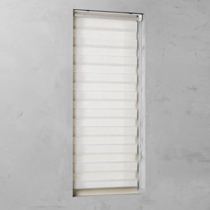 Cocoon Easy Fix dvojna dnevna rolo zavesa lan 45 cm x 150 cm