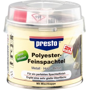 Presto poliestrski fini kit 250 g