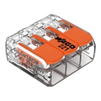 Wago Inštalacijska sponka Ø 0,2-4 mm² 3-polna 5 kosov