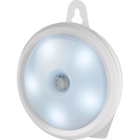 OBI Senzorska LED-svetilka s funkcijo nočne osvetlitve Bela 0,5 W