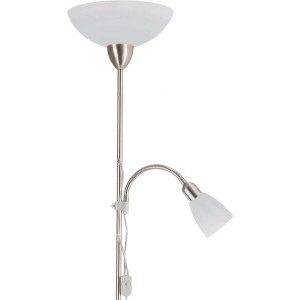 Svetilka za osvetlitev stropa Pienza z bralno lučko bela