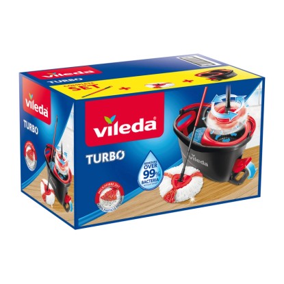 Vileda Komplet za čiščenje tal Turbo Easy Wring & Clean