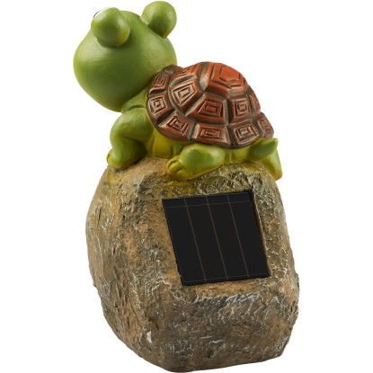 Solarni LED-kamen z želvo