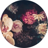 Slika na steklu Baroque Flowers II 20 cm x 20 cm