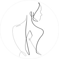 Slika na steklu Face Lines II 20 cm x 20 cm