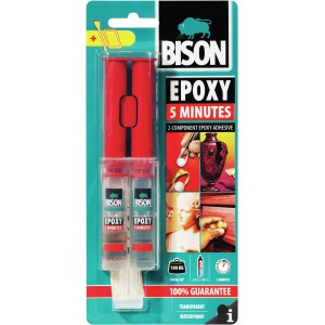 Bison Univerzalno dvokomponentno lepilo Epoxy 5 min 24 ml