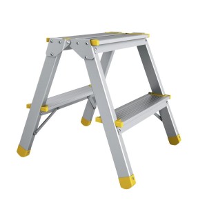Alve Obojestranska alumunijasta lestev 2 x 2 stopnici do 150 kg