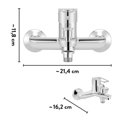 baliv Kromirana armatura za kad WA-5160