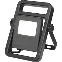 Gradbeni LED-reflektor 1-delni črn