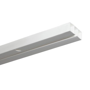 Gardinia Zavesno vodilo 1-kanalno Slim Line belo 300 cm