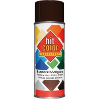 Hitcolor Barvni sprej čokoladno rjav visoko sijajni 400 ml