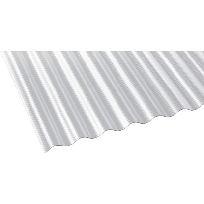 PC valovita plošča Sinus 76/18 žlebasta prozorna 1,4 mm 2.000 mm x 900 mm