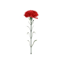 Umetni nagelj rdeč  54 cm