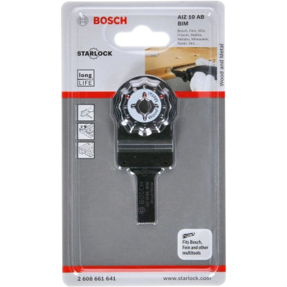 Bosch Potopni žagin list AIZ 10 AB les in kovina za multifunkcijska orodja 10 mm