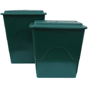 Sod za deževnico oglat 200 l s pokrovom in pipo