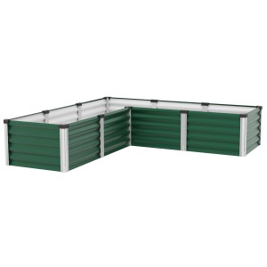 Visoka greda Vitavia Linus In und Out 401 M Morska trava/aluminij