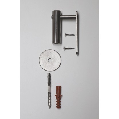 Stenski nosilec za oprijemalo V2A okrogli