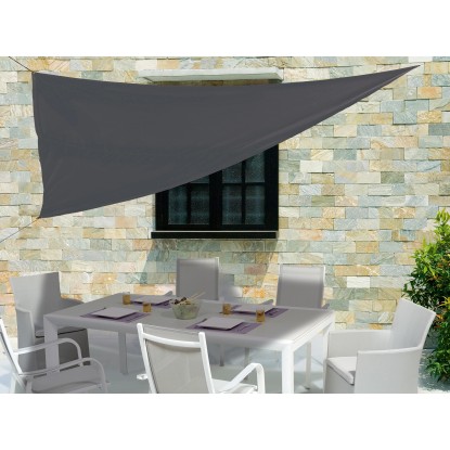 Sončno jadro trikotno antracitno 360 cm x 360 cm x 500 cm