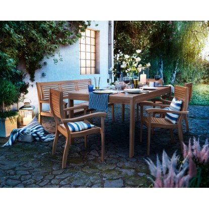 Vrtna klop Chelsea trosed FSC® 90 cm x 158 cm x 62 cm