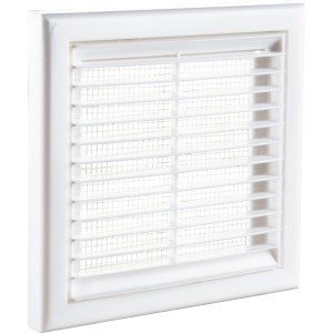Zunanja rešetka z blokirno vzmetjo 166 mm x 166 mm