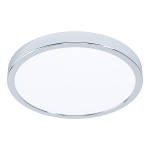 Eglo Montažna svetilka LED Fueva 5 krom-bela Ø 28,5 cm, 20 W, IP44