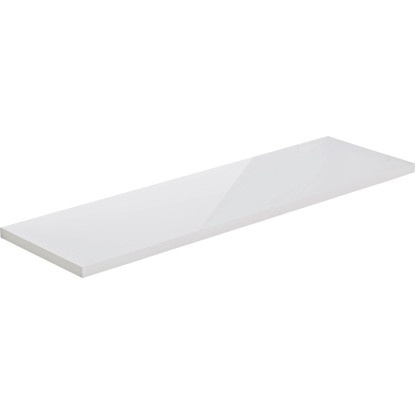 OBI Regalna polica Štirioglata Bela Z visokim leskom 2 cm x 60 cm x 20 cm