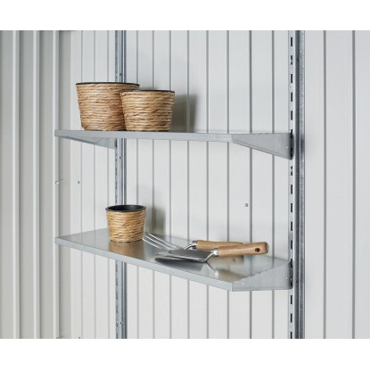 Biohort Kovinska lopa za orodje HighLine H2 krem. siva 275 x 195 cm enojna vrata