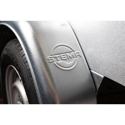 Prikolica Stema Basic 750 kg z visoko ponjavo 80 cm svetlo siva