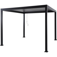 Pergola Carinda aluminij antracit 239 cm x 296 cm x 296 cm