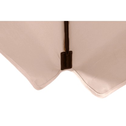 Balkonski senčnik Hernando 210 cm x 140 cm Bež s potisno funkcijo Push-Up