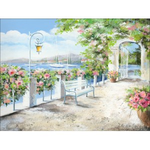 Slika na platnu Basic Anonymus Passagio di Lago 77 cm x 57 cm