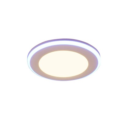Trio Vgradna LED-svetilka Argus 1-plamenska bela mat Ø 8,2 cm