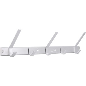 Siro Letvica s kljukicami 1674 Kovinska Aluminij mat Dolžina 550 mm 5 kavljev