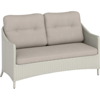 Gulfport Sedežna garnitura iz ratana 4-delna siva