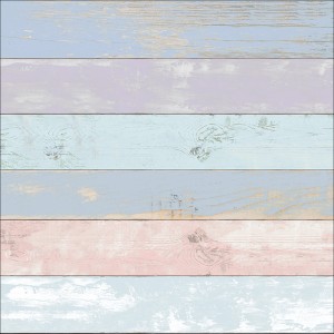 Memo-Art tabla Colourful Wood 30 cm x 30 cm