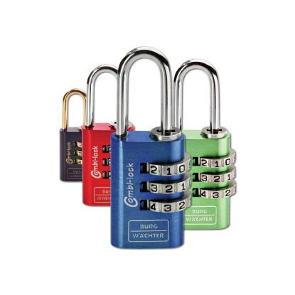 Burg Wächter Nastavljiva ključavnica na šifro Combi Lock Fun 88 40 Aluminij