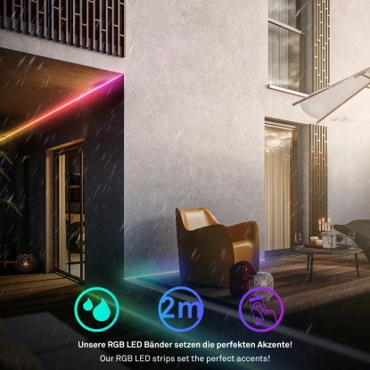 Briloner Pimp your Stripe Začetni komplet pametnega LED-traka Smart RGB/W 2 m