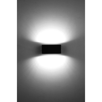Lutec LED zunanja stenska svetilka Gemini antracitna
